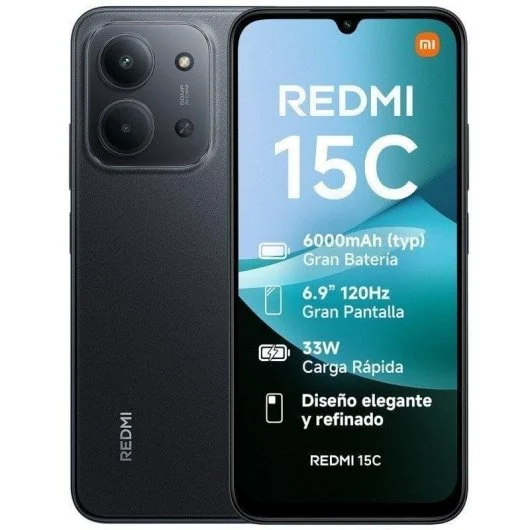 Xiaomi REDMI 15C 4G 4GB 128GB 6.9" Negro